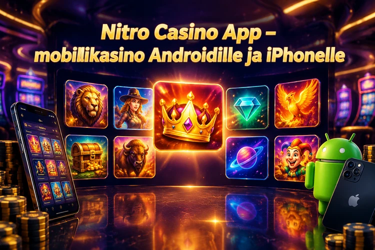 App Nitro Casino - mobiilikasino Androidille ja iPhonelle