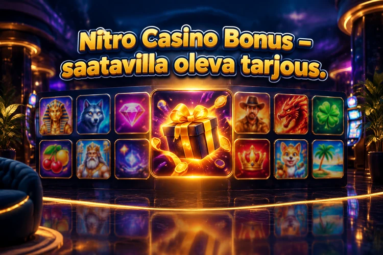 Nitro Casino Bonus - saatavilla oleva tarjous