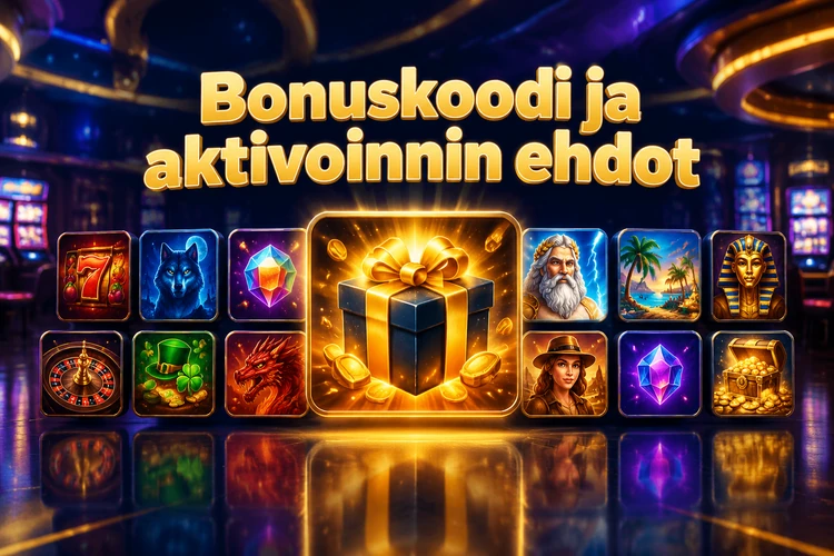 Bonuskoodi ja aktivoinnin ehdot