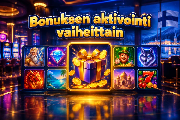 Bonuksen aktivointi vaiheittain