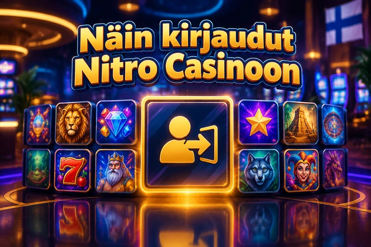 Näin kirjaudut Nitro Casinoon