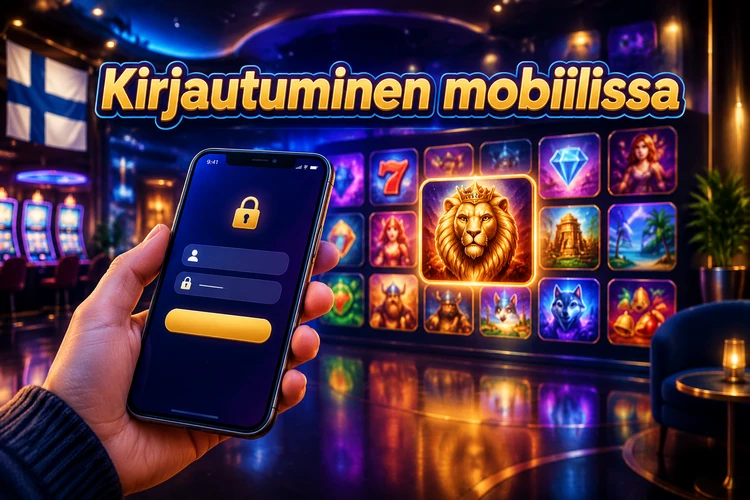 Kirjautuminen mobiilissa
